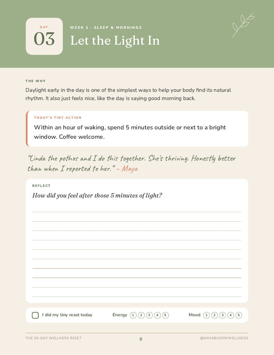 Inside the 30-Day Wellness Reset: page 8
